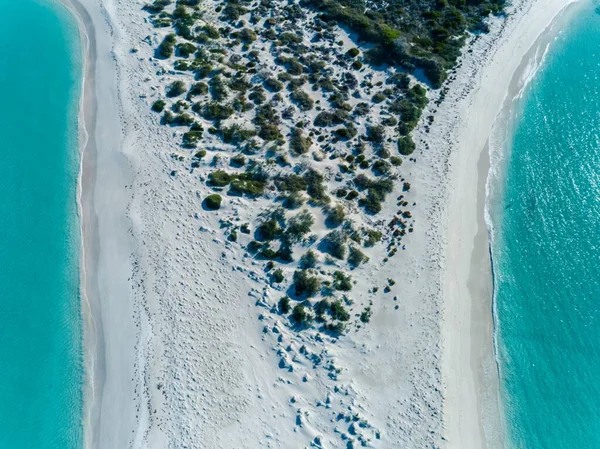 Luftaufnahme Einer Sandinsel Westaustralien — Stockfoto