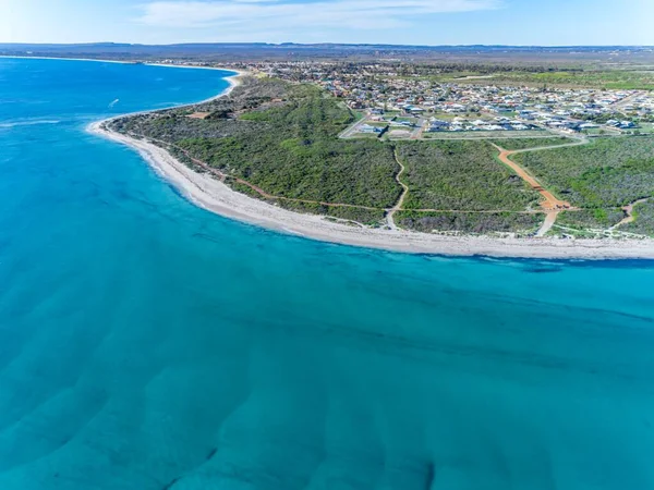Vista Aérea Bahía Jurien Costa Del Paisaje Marino Australia Occidental — Foto de Stock