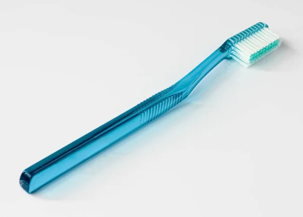 Blue Tooth Brush Isolated White Background — Stock Photo, Image