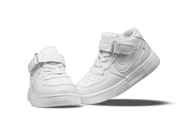 Jacarta Indonésia Abril 2023 Nike Air White Sneakers Isolated White — Fotografia de Stock