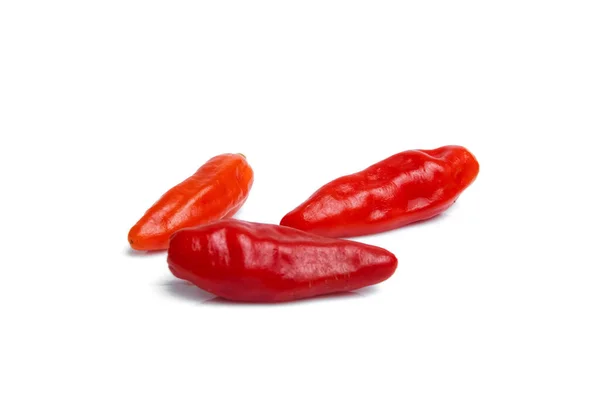 Chili Pepper Isolated White Background Hot Pepper Clipping Path — Stock Photo, Image
