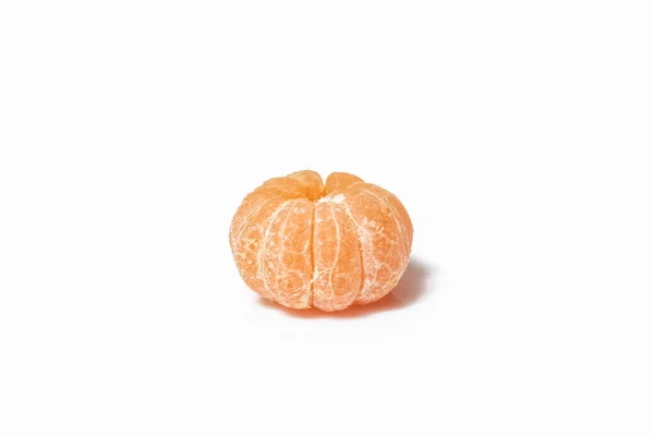 Orange Fruit Leaf Isolated White Background — Stock Photo, Image