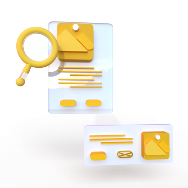 Modern Pencere tarayıcı konsepti 3d