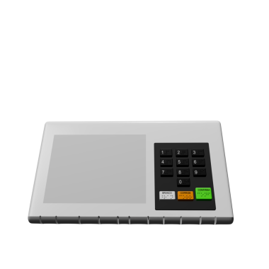 Vazo elektroniği, Brezilya seçimleri 2024. 3d Görüntü.