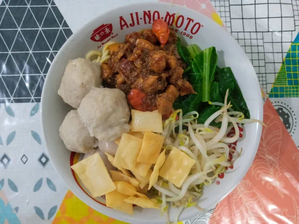 Lezzetli Asya mutfağının yakın görüntüsü 