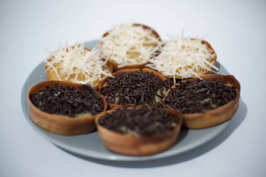 Lezzetli ve lezzetli bir kekin yakın plan çekimi.