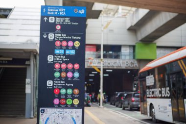 Blok M ortamı ve çevresi hakkında bilgi haritası