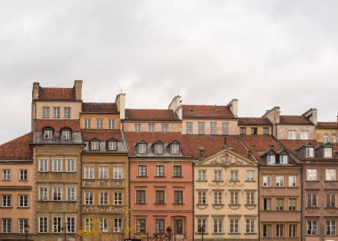 Varşova, Polonya - 4 Kasım 2023: Varşova 'da Eski Şehir