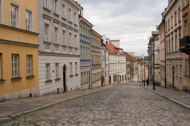 Varşova, Polonya - 4 Kasım 2023: Varşova 'da Eski Şehir