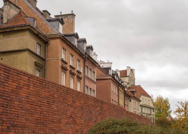 Varşova, Polonya - 4 Kasım 2023: Varşova 'da Eski Şehir