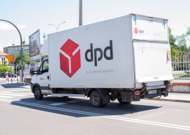 DPD servis kamyonu. Yüksek kalite fotoğraf