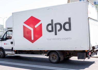 DPD servis kamyonu. Yüksek kalite fotoğraf