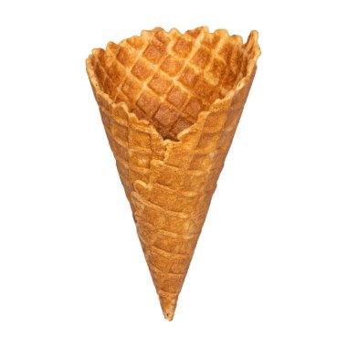 Ice cream cone isolated on white background. Food. Dessert.