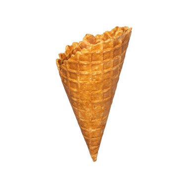 Ice cream cone isolated on white background. Food. Dessert.