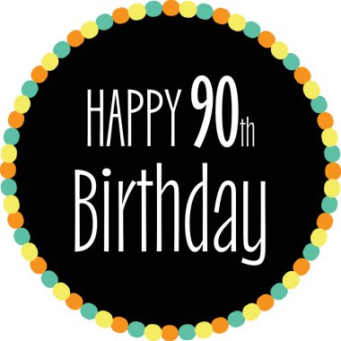 Doğum günün kutlu olsun. 20, 30, 40, 50, 60, 70, 80, 90. 