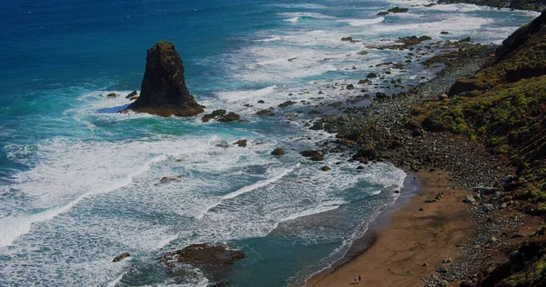 Rock Formations Cliffs North Coast Tenerife Canary Islands Spain Spectacular — 스톡 사진