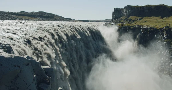Cachoeira Dettifoss Épica Poderosa Islândia Europa — Fotografia de Stock