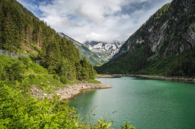 Sommertime, Avusturya 'daki Stillup Dağı Gölü, Tyrol.