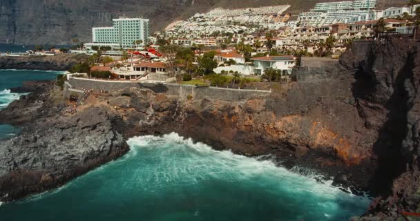Isole Canarie Spagna Tenerife 2023 Aprile Operazione Salvataggio Elicottero Soccorritore — Video Stock