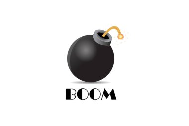 Yuvarlak siyah bomba düz stili