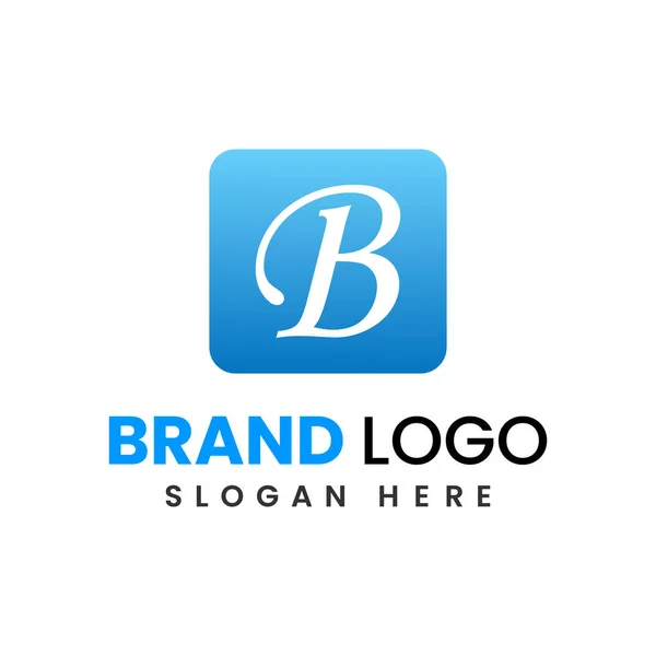 Lettera Marchio Logo Modello Disegno Vettoriale Illustrazione — Vettoriale Stock