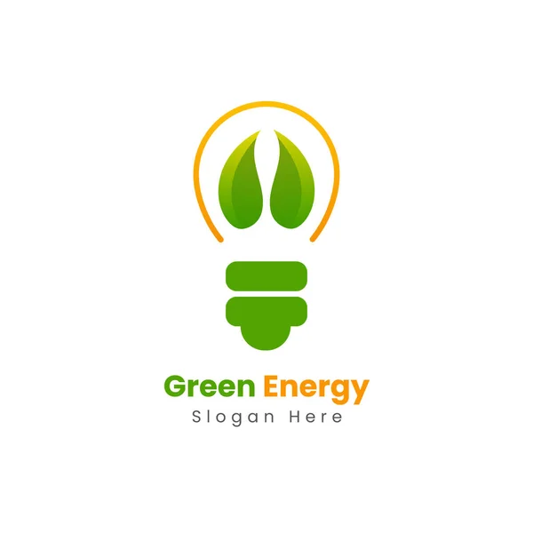 Creative Abstract Renewable Energy Logo Design Vector Template — Stock Vector