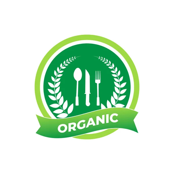 Ilustración Vectorial Alimentos Orgánicos Sobre Fondo Blanco — Archivo Imágenes Vectoriales