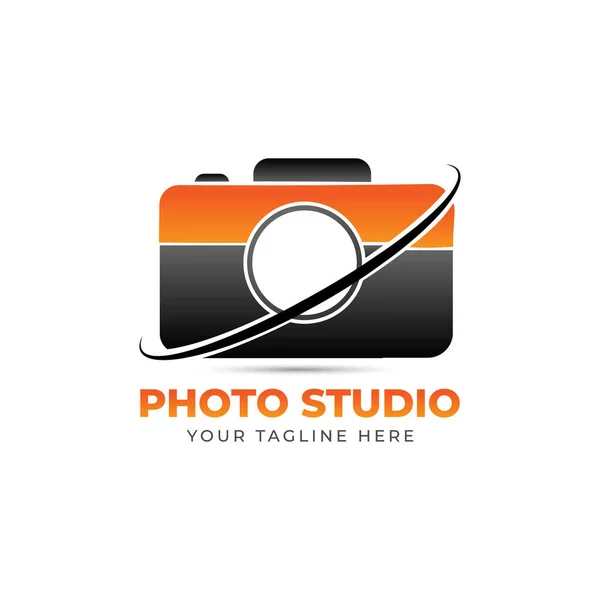 Πρότυπο Φορέα Σχεδιασμού Λογότυπου Φωτογραφικού Στούντιο — Διανυσματικό Αρχείο