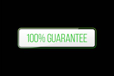 vector 100 Guaranteed Premium product design clipart
