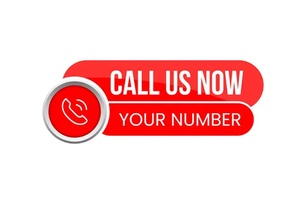 Şimdi bizi ara düğme simgesi şablonu