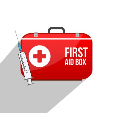 First Aid Box Vector Design. clipart