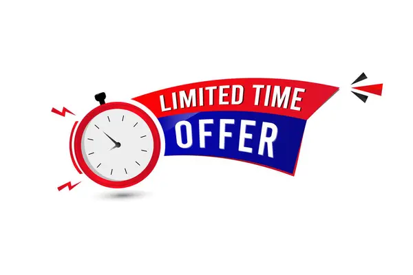 stock vector  Limited Time Offer Vector