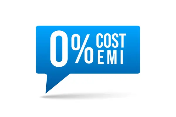 stock vector  0 percent cost EMI minimal vector