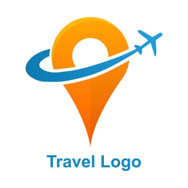 vektör seyahat logosu tasarımı