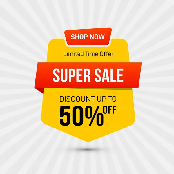 süper satış özel teklif vektörü 