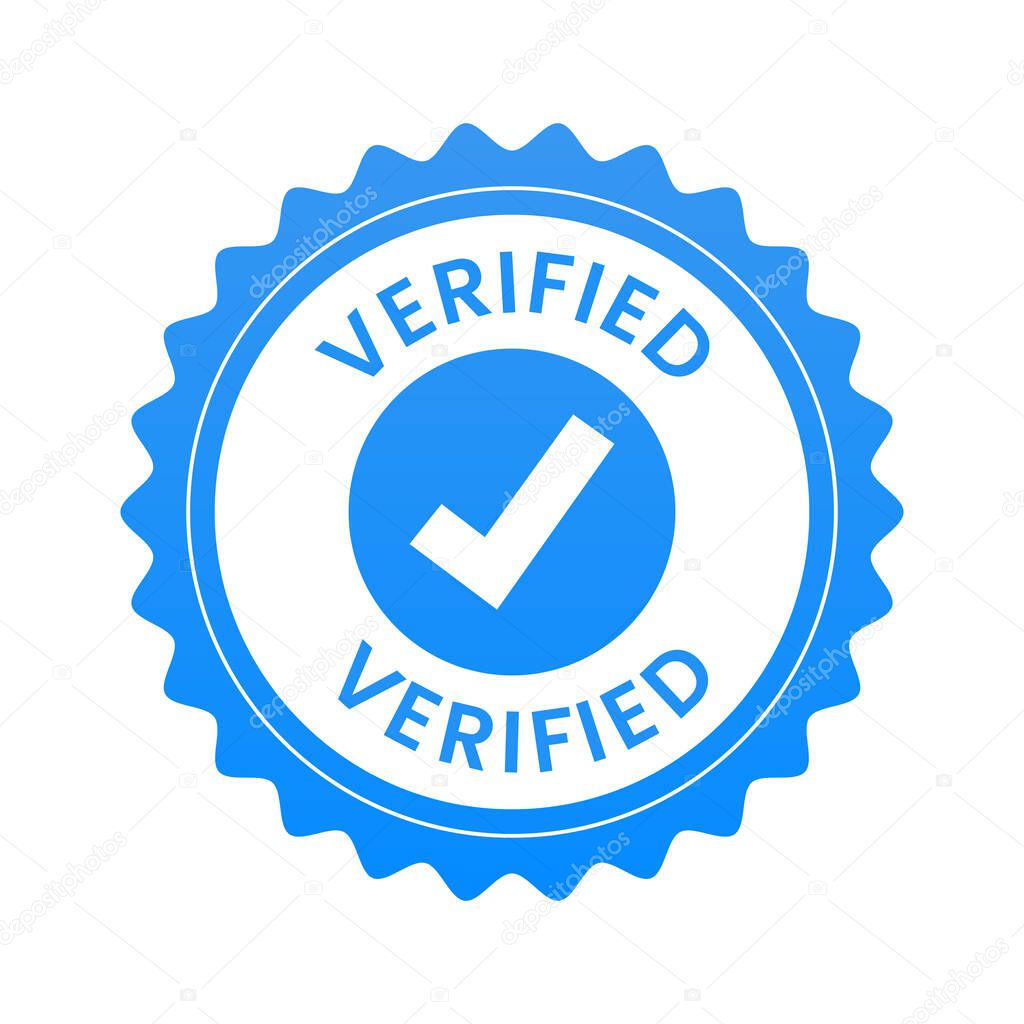 Checkmark sign. Verified symbol. Approval done element collection.