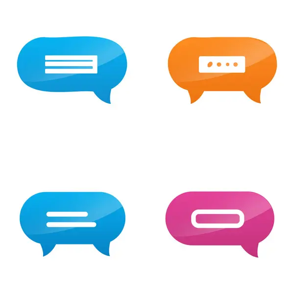 stock vector most realistic feedback speech bubbles vector design 