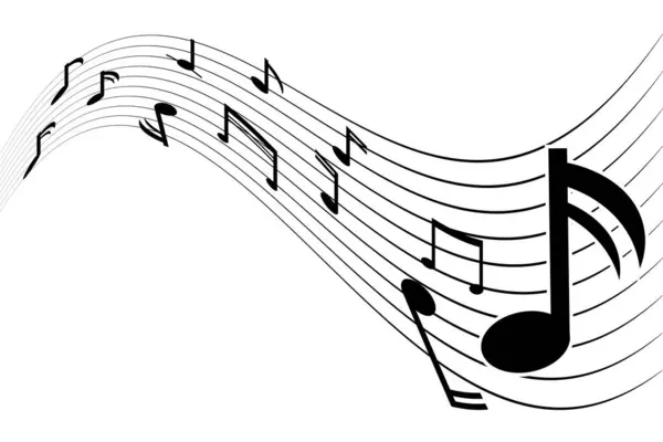 müzik uyarısı vektör tasarımı simgesi