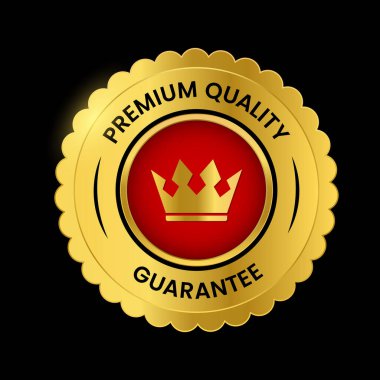 Kaliteli Kalite Altın Madalya Simgesi Mühür İşareti 