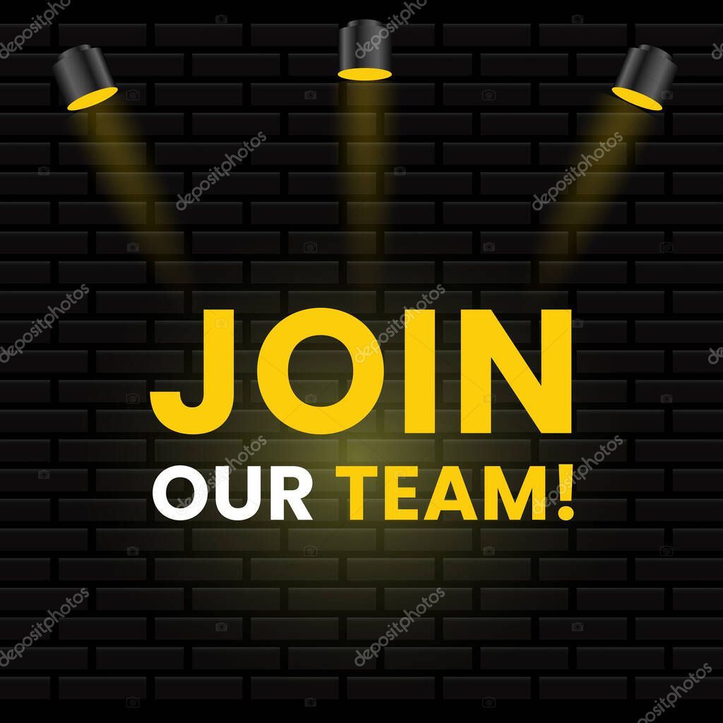 Join Our Team Vector design