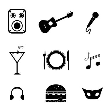 Festival Icon set graphic elements on Dribbble clipart