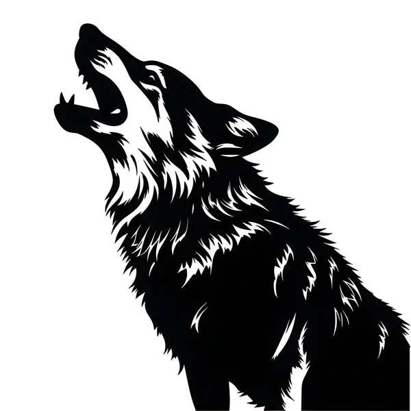 Wolf silhouette Stock Photos, Royalty Free Wolf silhouette Images ...