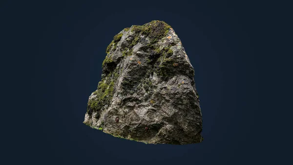 Set Aus Steinen Oder Kopfsteinpflaster Isoliert Auf Weißem Hintergrund — Stockfoto
