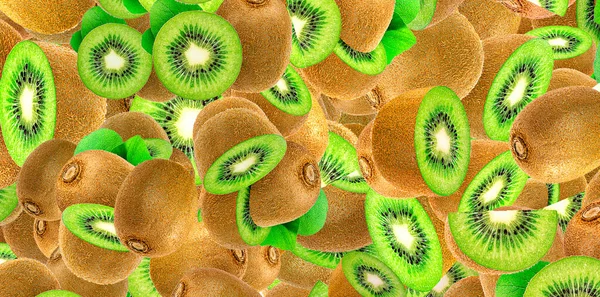 デザインと装飾のための背景 果実と果物のバナーとして新鮮な果物 — ストック写真