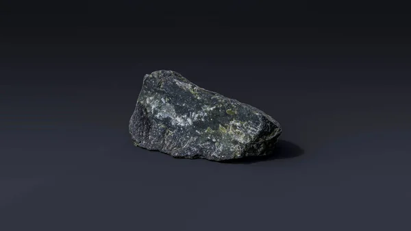 Πέτρα Γρανίτη Βράχο Βράχο Απομονώνονται Σκούρο Φόντο Για Σχεδιασμό Και — Φωτογραφία Αρχείου
