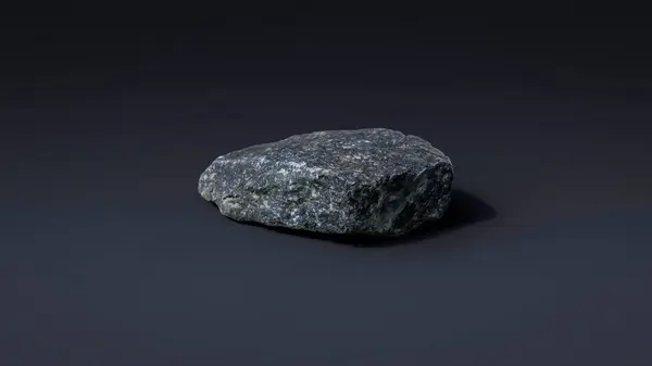 Πέτρα Γρανίτη Βράχο Βράχο Απομονώνονται Σκούρο Φόντο Για Σχεδιασμό Και — Φωτογραφία Αρχείου