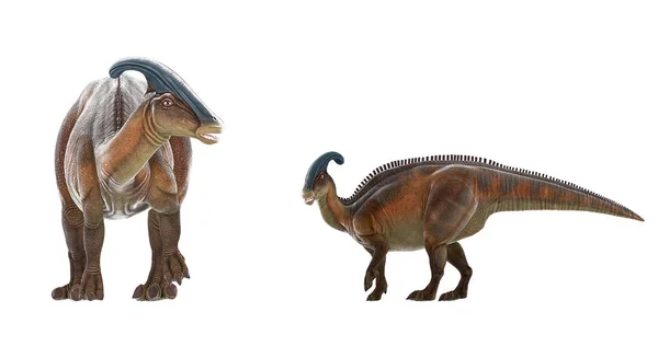 Игрушки Динозавров Теней Изолированы Белом Фоне — стоковое фото