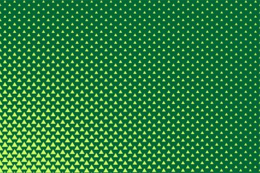 Yarım ton noktalı yeşil arkaplan. Retro pop sanat dokusu. Geometrik desen.