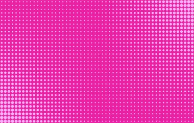 Yarım tonluk noktalar desenli mor bir arkaplan. Retro pop sanat dokusu. Geometrik desen.