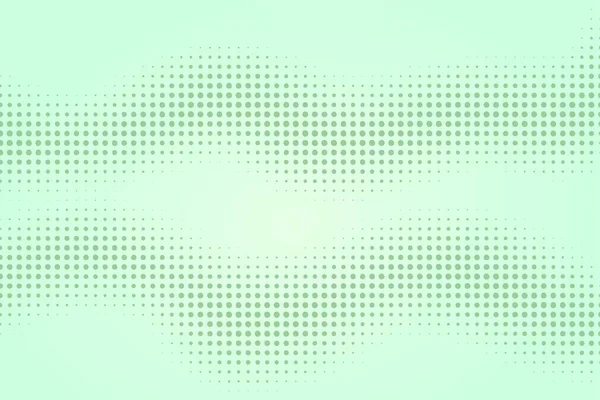Mintgrüner Hintergrund Mit Wellenförmigem Punktemuster Retro Pop Art Textur Geometrisches — Stockvektor